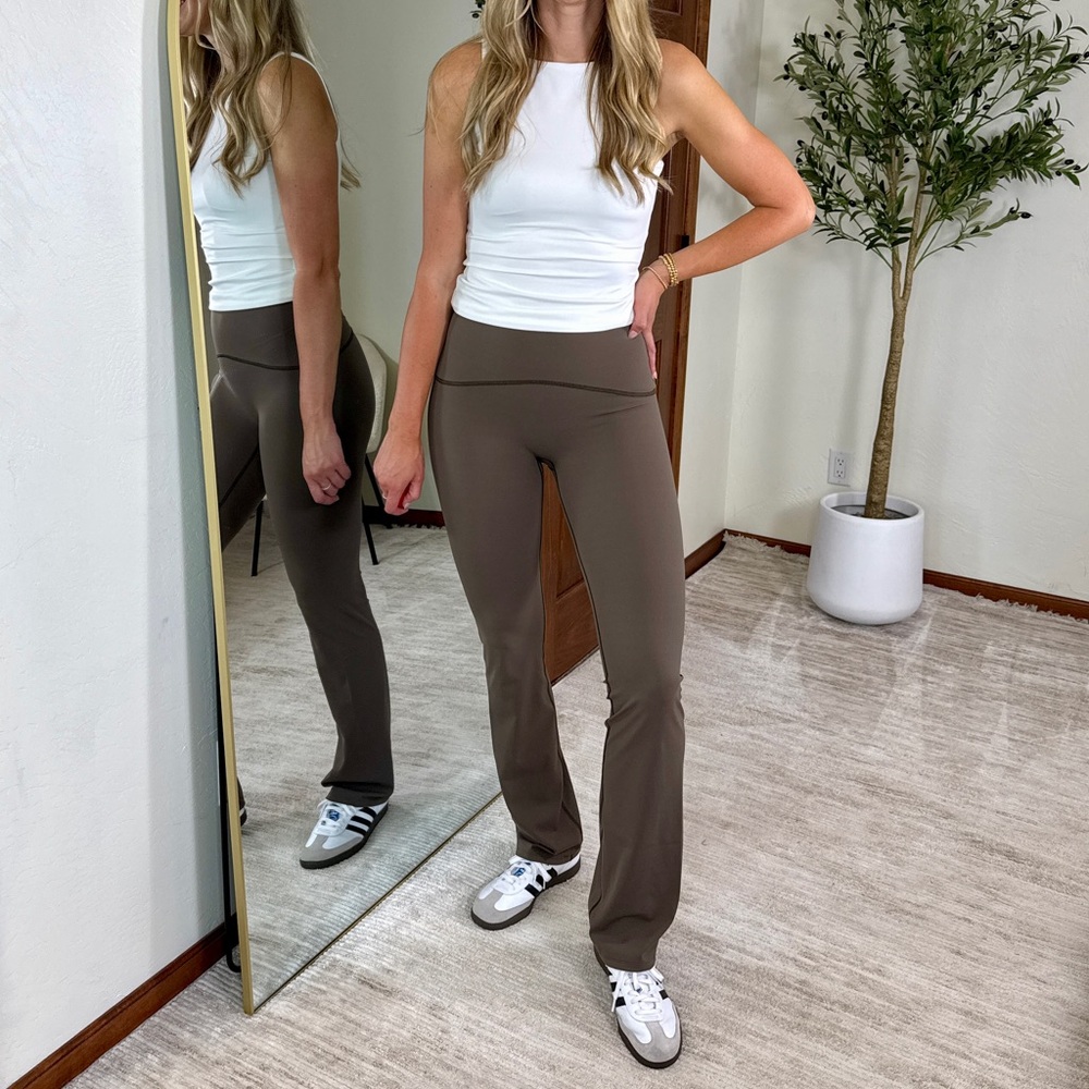 SPANX Women's Brown Flare Pants